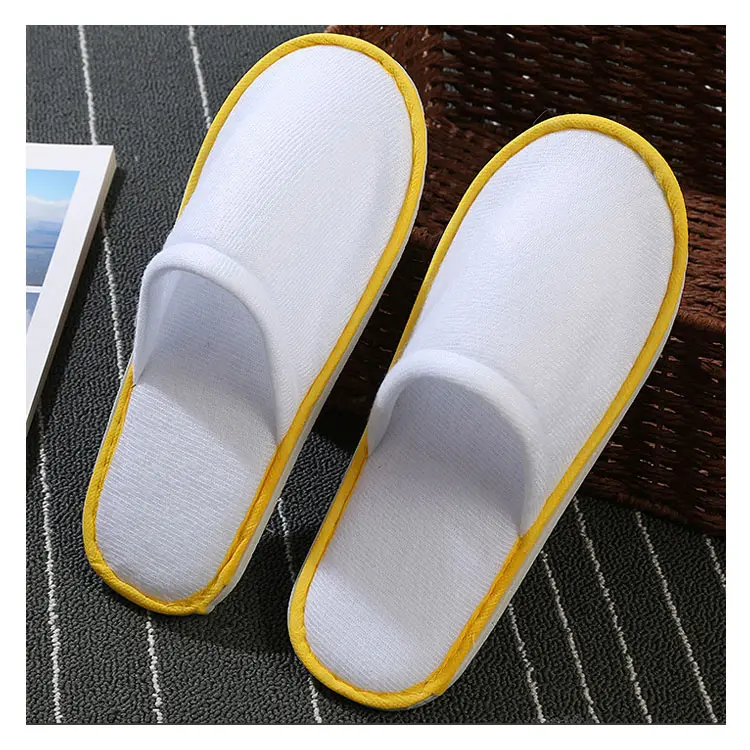 Red Pine Disposable Slippers Hotel Spa Guest Use Cheap Non-Slip Disposable Slipper