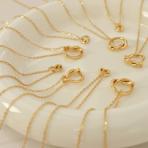 Accessori quotidiani di base set di ciondoli con nodo d'amore <span class=keywords><strong>infinito</strong></span> grande <span class=keywords><strong>e</strong></span> piccolo regalo per collana senza appannamento in acciaio inossidabile per mamma <span class=keywords><strong>e</strong></span> me - Product Image 6