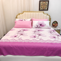 Lot de 6 draps en polyester pour lits Queen et King Size avec 4 taies d'oreiller pour les magasins de liquidation