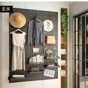 Étagère murale en acier inoxydable pour cuisine, avec étagères et crochets pour organiser ustensiles, épices et vaisselle - Product Image 2