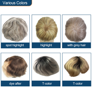 New Style Raw Indian Remy Human Hair Lace Front <strong>Man</strong> Hair <strong>Wig</strong> Natural for Curls Toupee 24mm Texture - Product Image 6