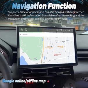13.3Inch 2K Screen <b>Android</b> Car Multimedia Video Player for Toyota Avalon 2019 2021 2023 Stereo GPS Navigation Wireless Carplay - Product Image 5