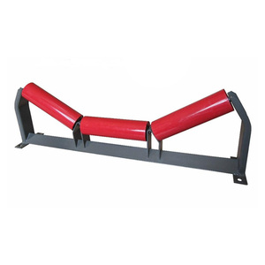 New Galvanized Carbon Steel Troughing Stand Conveyor Idler Support Frame Aço Inoxidável para Retail Industries