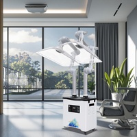 SZJIJE 400W Extracteur d'odeurs de fumée de moxibustion à forte aspiration avec filtre à air au plasma