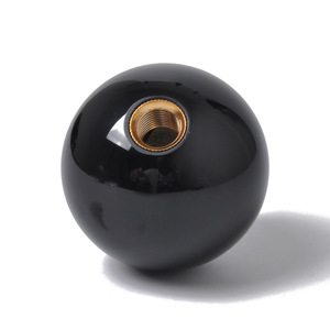 Car Gear <b>Knob</b> 8 Ball Black Plastic Ergonomic Manual <b>Shift</b> <b>Knob</b> - Product Image 4