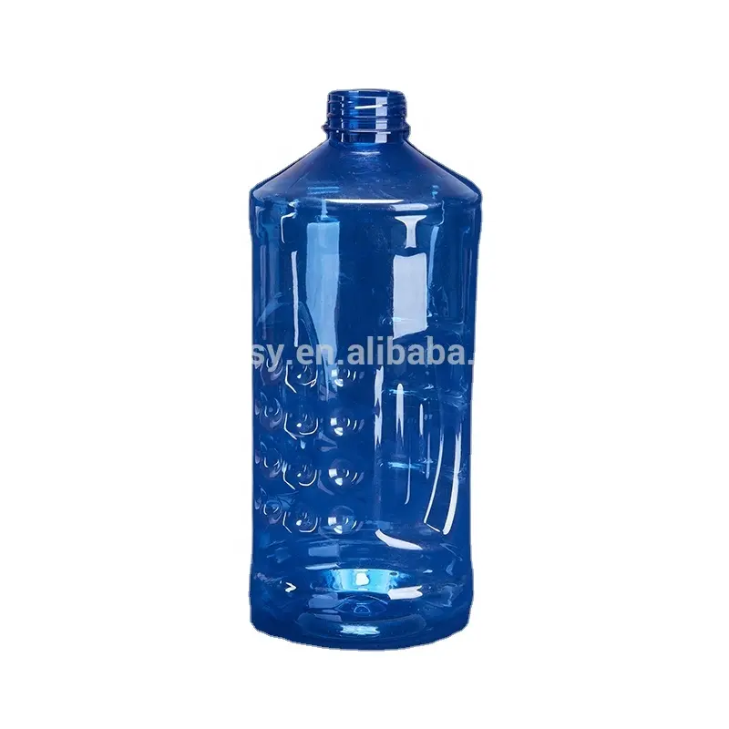 2 Liters PET Nut/Seed Oil Plastic Bottle Packaging Bulk Underfined Black Castoe Oil