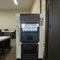 Prix d'usine Distributeur automatique de café instantané commercial à pièces entièrement automatique avec système de paiement
