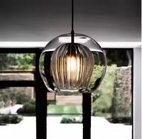 Luminaire suspendu en verre nordique pour salle à manger, salon, café, décoration intérieure, lustre