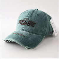 Gorra de béisbol unisex con efecto desgastado y bordado, estilo casual con visera desgastada para uso diario al aire libre, OEM, pedidos pequeños, personalizable.