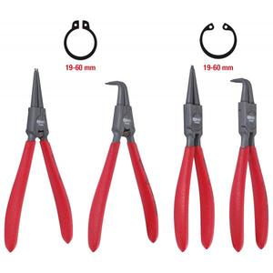 KS TOOLS-Jeu de pinces pour circlips 119.2055, 19-60mm (4 pcs) - EAN 4042146383520 PINCES ET COUPE PINCES POUR CIRCLIP - Product Image 2