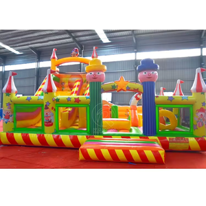 Gorila de castillo inflable para niños de interior con tobogán, casa de rebote divertida para niños, trampolín inflable interactivo - Product Image 2