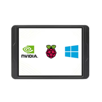 Écran Raspberry Pi 5 8 pouces, écran tactile capacitif 2k, IPS entièrement laminé trempé, coque entièrement métallique