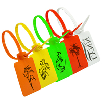 SK3002P étiquettes volantes de vêtements personnalisées impression de sécurité en plastique personnalisée vêtement chaussure vêtements produit Logo étiquette cadeau