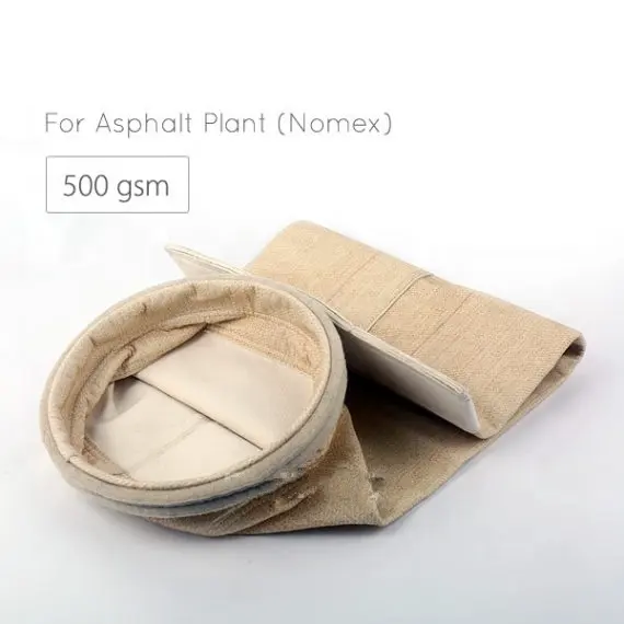 Polyester Naald Stofafscheider Filter Bag Voor Asfalt Mengen Plant