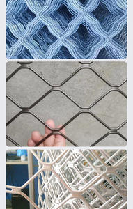 Treillis métallique en aluminium épais à mailles diamantées galvanisées pour la protection de la sécurité de l'élevage et la cage à chiens pour l'isolation des gabions - Product Image 6