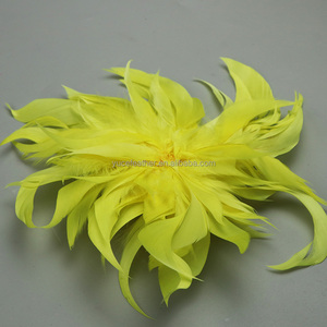 Corsage de fête à plumes – Conception détachable – Plumes d'oie teintées pour l'artisanat – Vente en gros en vrac pour la décoration de mariages <span class=keywords><strong>et</strong></span> de bals de promo - Product Image 5