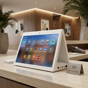 OEM Commercial 10.1 Inch Android Feedback Tablet Desktop POE NFC Touch Screen for Hospitality Business - Product Image 1