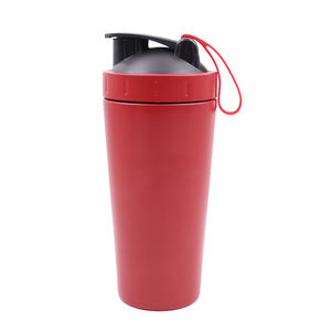 חדש פופולרי אדום נירוסטה 800ml tritan חלבון השייקרים מתכת כושר מותאם אישית לוגו שייקר bpa כוסות - Product Image 2