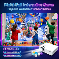 Balles multi-tailles pour appareil tactile interactif, balles de football, de tennis et de jeu XOX pour jeu tactile interactif par projection