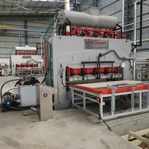Máquina de prensado en caliente de laminación de melamina de ciclo corto para tablero de partículas de MDF
