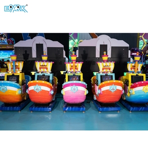 Arcade interactive en fibre de verre durable Kiddie Ride sur le thème des pirates pour les parcs d'attractions anglophones - Product Image 5