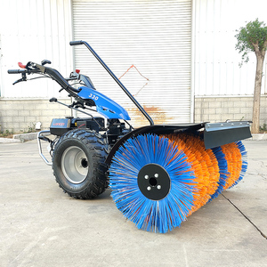 Mini souffleuse à neige électrique autoportée avec moteur et engrenages 6,5-15HP, balayeuse à neige multifonctionnelle - Product Image 5