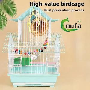 Fabrika toptan yüksek kalite çin paslanmaz çelik açık <span class=keywords><strong>Lark</strong></span> kuş üreme kafesi küçük tel çeşitli papağanlar Pet kuşlar kafesleri - Product Image 1
