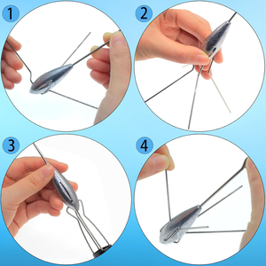Pesi da pesca con piombino Sputnik per la pesca in acqua salata, avventure in spiaggia, Surf Casting Spider piombini fatti <span class=keywords><strong>di</strong></span> piombo - Product Image 3