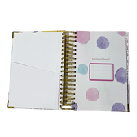 Échantillon gratuit Personnaliser Lifestyle Daily Business Planner A5 Budget Economiser de l'argent Journal Journal de bord Journal imprimé sur demande 2026
