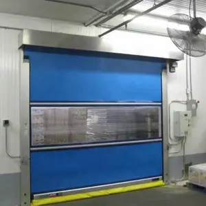 Electric fast rolling shutter insulation door Thermally Insulated for Cold Room Finished Surface 3D Model Design Capability