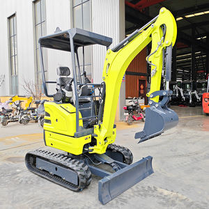 Gratis verzending Diesel kleine graafmachine 1,8 ton volledig hydraulische micro-graafmachine bouwplaats krappe ruimtes compacte graafmachine onderdelen - Product Image 6