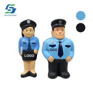 カスタム警察官ストレスボールPUフォーム法施行おもちゃプリントロゴプロモーションギフト不安解消 - Product Image 1