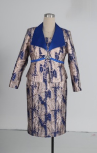 Robe de cérémonie en brocart de haute qualité pour femmes américaines, robe d'église pour femmes, grandes tailles - Product Image 4