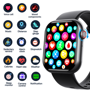 Nivel IP67 a prueba de agua para Smartwatch AI Voice Assistant Fitness Tracker <span class=keywords><strong>Calendario</strong></span> de entrenamiento de respiración SOS World Time Compatible - Product Image 6