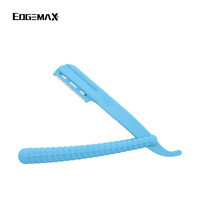 Rasoir jetable pour barbier avec lame en acier inoxydable de qualité supérieure, couleurs et logo personnalisés, utilisation en salon pour le toilettage masculin