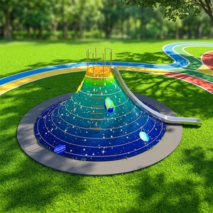 Domo de Escalada Volcánico Cielo Estrellado - Equipo de Juego Suave Comercial Todo en Uno para Escalar y Deslizarse para Parques Infantiles y Centros Comerciales - Product Image 1
