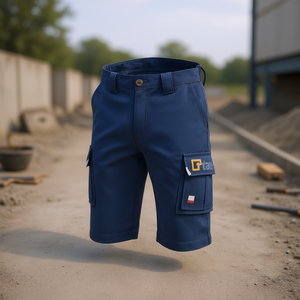 Shorts Ttake Regular 3XL bleus, style workwear avec poches cargo - Product Image 3