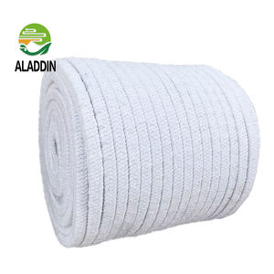 SS Draht verstärktes Twisted <span class=keywords><strong>Rope</strong></span> Kein asbest feuerfestes Keramikfaser-Woll schnur/Geflecht Hervorragend für den Außenbereich - Product Image 2