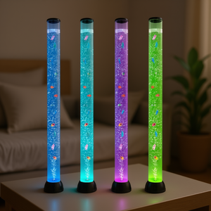 Lámpara de Burbujas Sensorial RGB de 16 Colores y 5 Pies, Modelo D0100X32WD2, para Alivio y Calma - Product Image 2