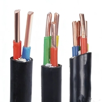 Câble d'alimentation blindé XLPE YJV22 0,6/1 kV 3*35 mm + 1*16 mm pour système triphasé à cinq fils TN-S, construction ferroviaire
