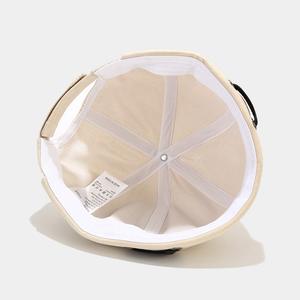 高品质可调节纯色鲨鱼字母无檐无檐帽 100% 棉男女通用商务帽 Bocca 右侧面板 - Product Image 6