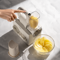 Elektrische Groente-En Fruitsnijmachine Elektrische Groentesnijder Set Groentesnijder Automatische Kaasrasp Voedselhakselsnijmachine