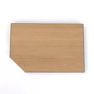 定制颜色厚度尺寸E0 1白色黑色单板三聚氰胺4x8层压便宜木纹HDF胶合板板材价格