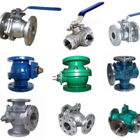 Válvula de bola WCB de alta calidad con bola y vástago de acero inoxidable 304 para servicio industrial general