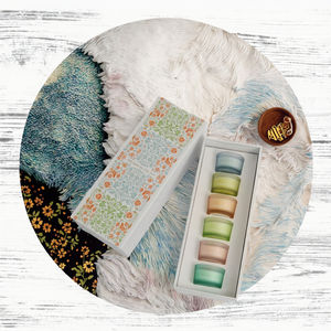 Lussuoso Portacandele in Vetro Mini per Aromaterapia con Cera di Soia, Decorazione Casa, Set Regalo Candele Profumate Natalizie - Product Image 3