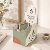 Boîte d'emballage personnalisée avec logo de marque, boîte pliable en papier ondulé biodégradable, boîte de présentation de produits
