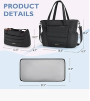 Sac à langer personnalisé pour bébé, poussette, sac de rangement pour maman avec matelas à langer, organisateur de poussette pour les voyages et l'hôpital