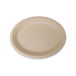 Platos Desechables de Bagazo de Caña de Azúcar, Biodegradables, Redondos, de 10 Pulgadas, Vajilla Ecológica para Fiestas - Product Image 4