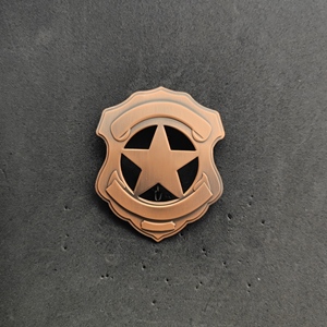 Conception personnalisée moulage sous pression anti argent ancien fini She riff broche broches étoile forme insigne en métal broche - Product Image 6