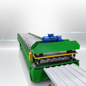 Machine automatique de formage de tuiles en tôle d'acier PPGI émaillée à haute productivité avec moteur et roulement - Product Image 1